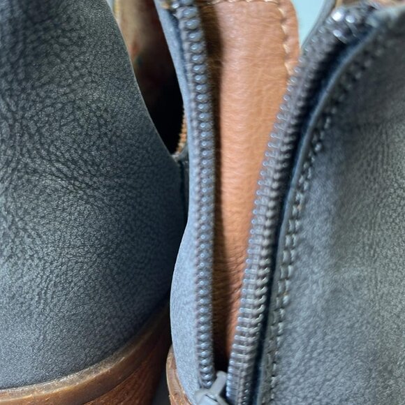 boc Lucy Gray Ankle Boot 9M Boho Festival Business Casual Rodeo Hipster Vibes - Picture 5 of 10